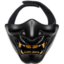 Half Face Mask - Lower Face Protective Mask for Airsoft/Paintball/BB Gun/CS Game/Hunting/Shooting