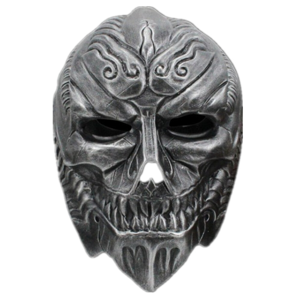 (Antique Silver) Spooky And Stylish Payday Mask For Halloween Costume Events Parties And-image-OPC-PGVFN7Y-NEW