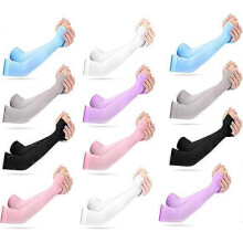 Ladies/Men's Sleeve Protector Arm, Fishing Running Golf Cycling Cycling Cycling Sun Protection Sleeves, 6 Pairs