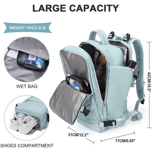 Large Travel Backpack Women, Carry On Backpack 1