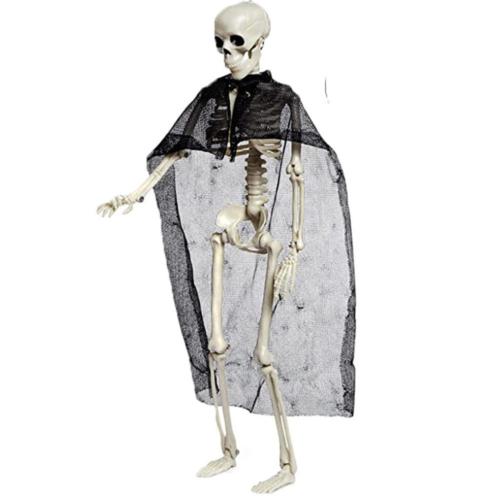 (Black) Artificial Skeleton Halloween Human Plastic Ghost Groom Bride Decoration Props-image-OPC-PGVFY8X-NEW