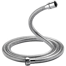 Universal Shower Hose (G1/2 inch, 1.5M), Anti-Twist and Anti-kink Shower Hose, Stainless Steel/Chrome
