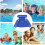 Pool Floats Water Hammock,Swimming Pool Float Lounge Inflatable Water Hammock 7