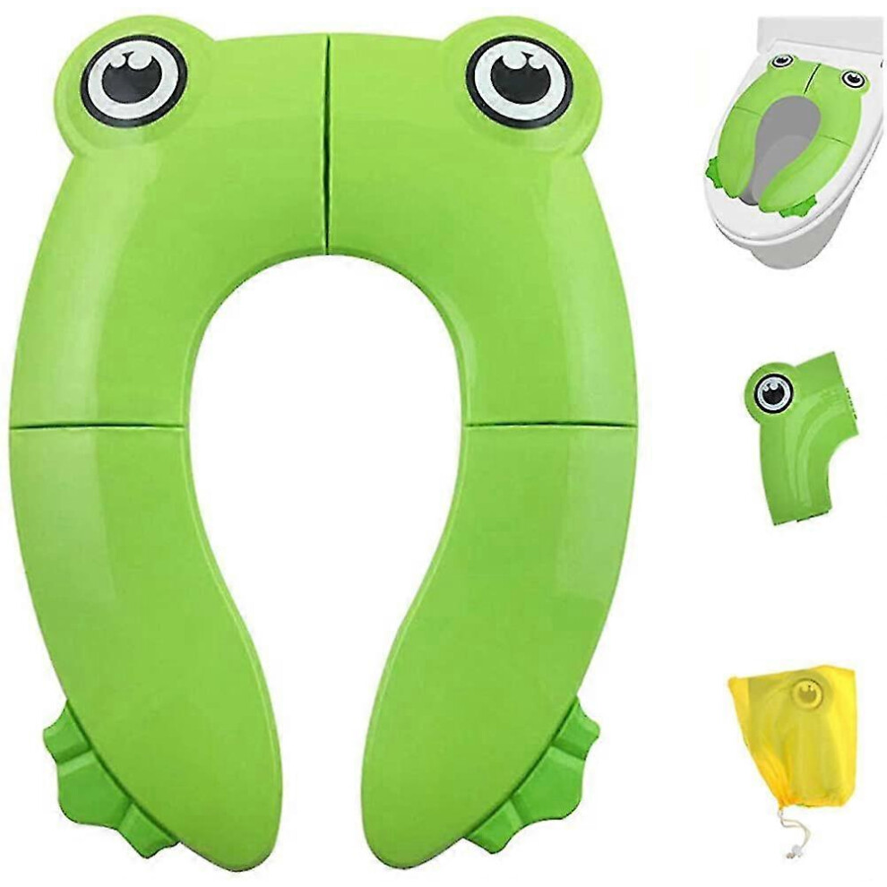Foldable Potty Toilet Seat, Toilet Training Seats Portable Potty Travel Toddler