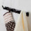 4 Hooks Matte Black Wall Bathroom Towel Hook Mount Stainless Steel Shower Wall Coat Rack Hanging 14