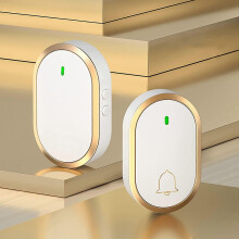 Wireless Doorbell Chime,Mini Wireless Door Bell with 60 Melodies,4 Volume LevelsPlug and Play Door Bell