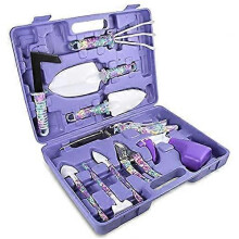 Gardening Tools, 10 Pieces Gardening Tool Set, Gardening Kit with Carrying Case, Gift for Gardening Lover