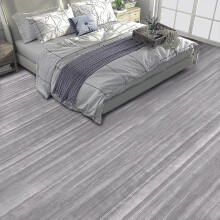 10M Grey Wood Grain Self-adhesive PVC Roll Flooring