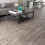 Living And Home 10M Grey Brown Wood Grain Self-adhesive PVC Roll Flooring 1