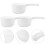 (As show, One size) 3Pcs Household Water Dippers Multi-function Water Scoops Convenient Bathing Ladles 5