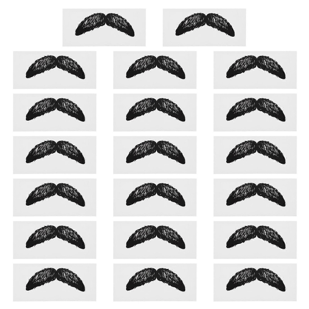 (As show, One size) 20Pcs Hair Removal Beard Stickers Portable Nose Hair Waxing Stickers for Adult