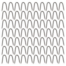 (As show, One size) 140pcs Durable U Shaped Nails Wire Fencing Staples Convenient Garden Metal U Nails