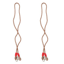 (As show, One size) 2pcs Durable Tree Swing Hanging Straps Kit Strap Ring Adjustable Outdoor Rope Swing Hangers