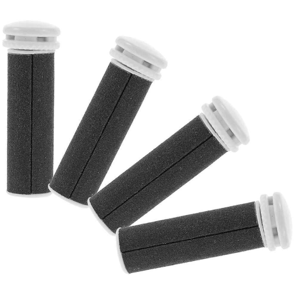 (As show, One size) 4Pcs Replacement Rollers Heads Refills Electric Feet File Pedicure Tool Roller Heads Replacement