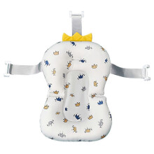 (As show, One size) Baby Bath Cushion Toddler Bathtub Supporting Mat Baby Floating Bathing Tub Seat