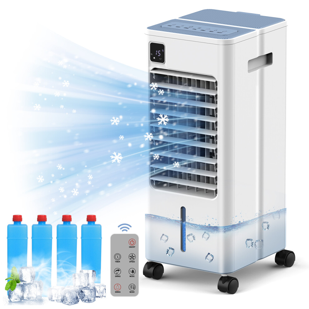 3 In 1 Air Cooling Fan 8L Portable Electric Evaporative Cooler Remote