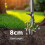 Weed Puller Stand Up Weeder Hand Tool with 4 Claws Foot Pedal Long Root Picker 13