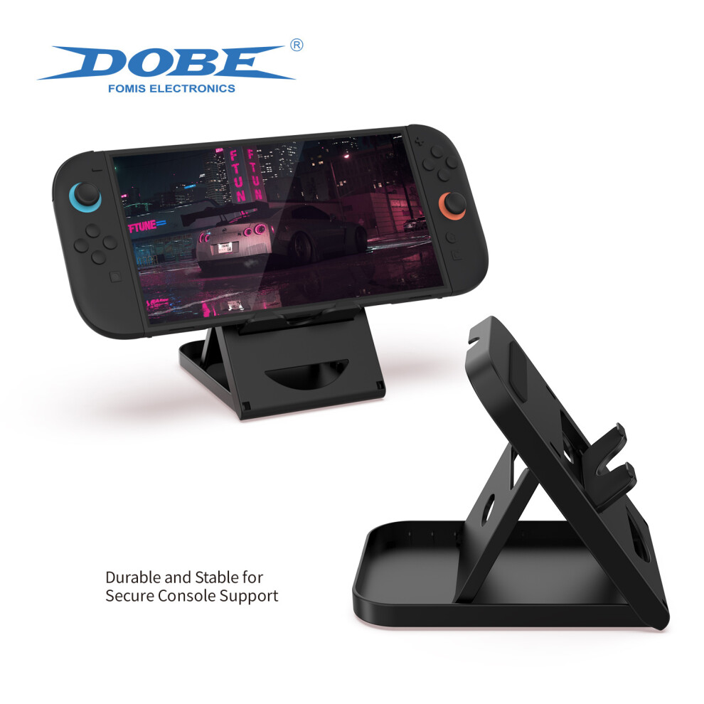 Dobe Tns-1788 Foldable Stand For Nintendo Switch Compact, Stable Holder With Charging Access 9344431587329