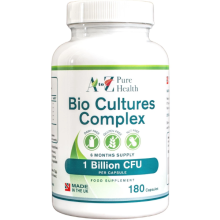 AtoZ Pure Health Probiotic Bio Cultures Complex Billion CFU 180 Capsules Digest