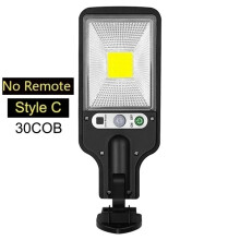 (30COB) Lampy zewnętrzne solarne LED 30/72COB Wodoodporna lampa ścienna na patio z czujnikiem ruchu