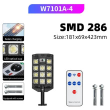(W7101A-4-Oświetlenie solarne) Najnowsze solarne lampy uliczne, czujnik ruchu, reflektor solarny LED,