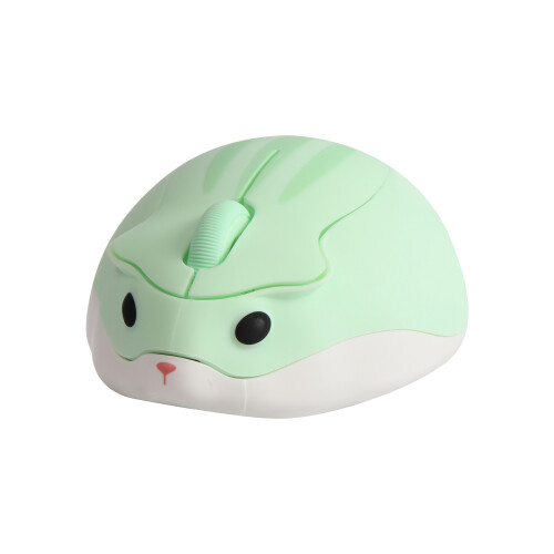 (Πράσινο) Cute Wireless Mouse Mouse Hamster Design Creative Mouse Εργονομικά Μίνι
