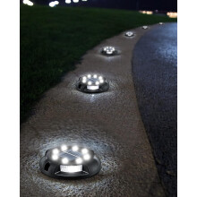 (12 tylnych lamp LED z zimnym oświetleniem - opakowanie 12 sztuk) Lampy solarne do oświetlenia gruntowego