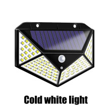 (1 szt.) Lampa ścienna solarna zewnętrzna, 3 tryby, kąt świecenia 270, IP65, wodoodporna, czujnik ruchu
