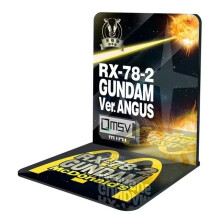 (Plattform mit Box)Mcdonald Gundam Figur Qmsv Rx-78-2 Ver Angus Mobile Suit Actionfigur Sammlermodell