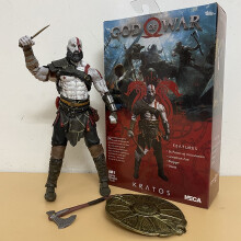 (A Mit Box)NECA Figur Gott des Krieges Geist von Sparta Kratos In Ares Rüstung W Klingen Action Figur