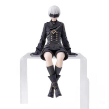 (9S)Nier Automata Sitzposition Spielfigur Mechanische Lebensform Statue Sammlung Desktop-Dekoration