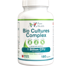 AtoZ Pure Health Probiotic Bio Cultures Complex Billion CFU 180 Capsules Digest