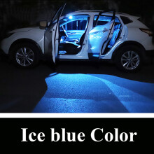 (Ice blue-XC90 (12-14) 20 pièces) Kit d'ampoule intérieure LED pour Volvo voiture dôme véhicule coffre