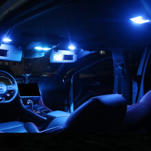 (Lce Blue-E90 berline 10 pièces) pour BMW série 3 voiture de tourisme ampoule LED intérieur dôme lampe
