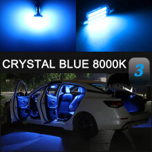 (Bleu cristal 8000K-Rapid NH1 Space -8P) éclairage intérieur de voiture LED Canbus pour Skoda Superb