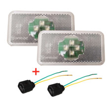 (2 blancs avec prise) 2 pièces 24V feux de position pour Volvo FH lumière LED FM FL feu de dégagement
