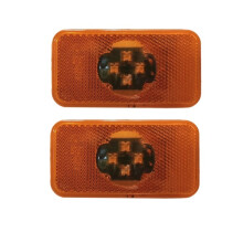 (2 pièces feux ambre) 2 pièces 24V feux de position pour Volvo FH lumière LED FM FL feu de dégagement