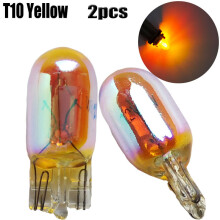 (Jaune) 2 pièces lampe de dégagement lampe de lecture 12 V 5 W voiture LED frein inverse tourner lumière