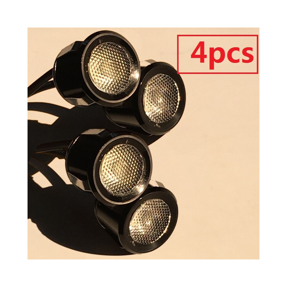 (4x lampe-Fit universel Autos-blanc) vue arrière latérale de voiture led sous miroir lumière oeil d'aigle