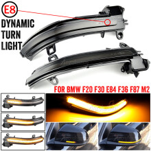 (Jaune) clignotant dynamique clignotant LED indicateur de rétroviseur latéral pour BMW F20 F30 F31 F21