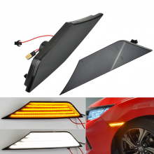 (LY055-2WY) pour Honda Civic 10 Gen garde-boue feux de position latéraux ambre clignotants séquentiels