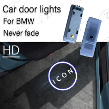 (1. Icône originale 3D-4 pièces) pour BMW F20 F22 F30 F32 G30 G32 F01 F02 G14 G15, lentille en verre