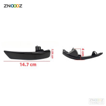 (Jaune) pour Ford Focus 2 MK2 MK3 pour Mondeo MK4 EU clignotant dynamique indicateur de rétroviseur