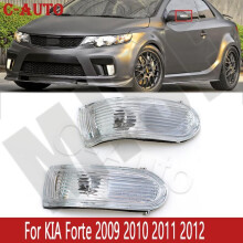 (Droite) c-auto 1 paire rétroviseur clignotant indicateur de rétroviseur latéral clignotant répéteur