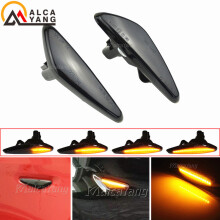 (Lentille noire fumée) marqueur latéral Led dynamique clignotant répéteur lumière pour Mazda MX-5 Miata