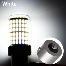 (Blanc 1156-6500K) 10PCS 114-LED Feux de voiture - 360 Super Bright, Abat-jour en verre, pour clignotants,