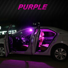 (Violet-Superbe 1 berline-8P) BMTxms LED Kit d'ampoule intérieure pour Skoda superbe 1 2 3 MK1 MK2 MK3