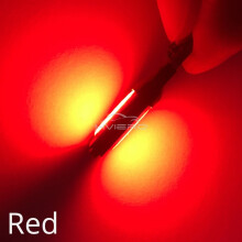 (T10 COB Red-10PCS) frein de secours de voiture clignotant de stationnement lampes de coffre 12V Canbus