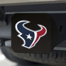 FANMATS 22565 Houston Texans Black Metal Hitch Cover - 3D Farve Emblem