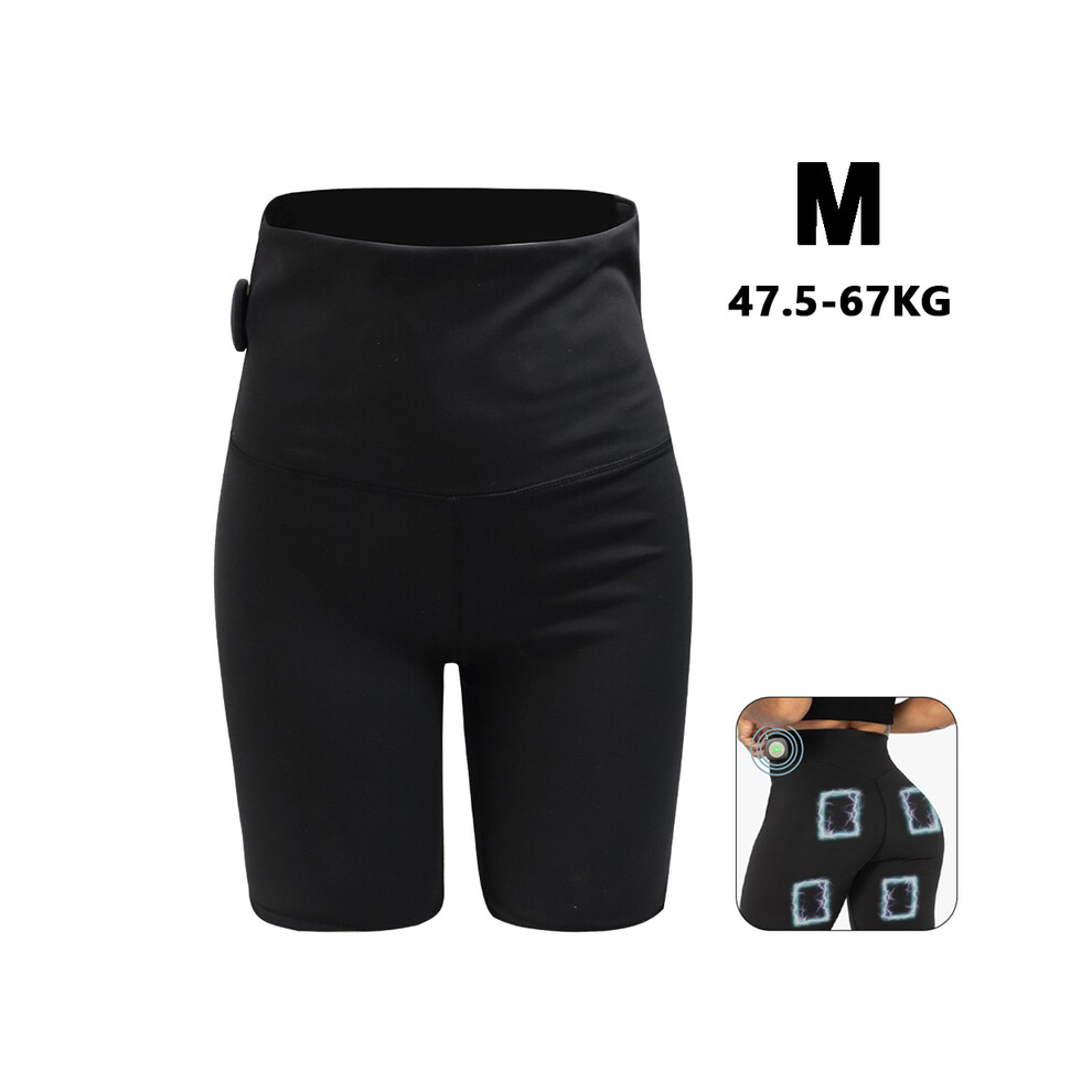 (M) Short de yoga intelligent à microcourant EMS façonnant le short de massage de stimulation musculaire